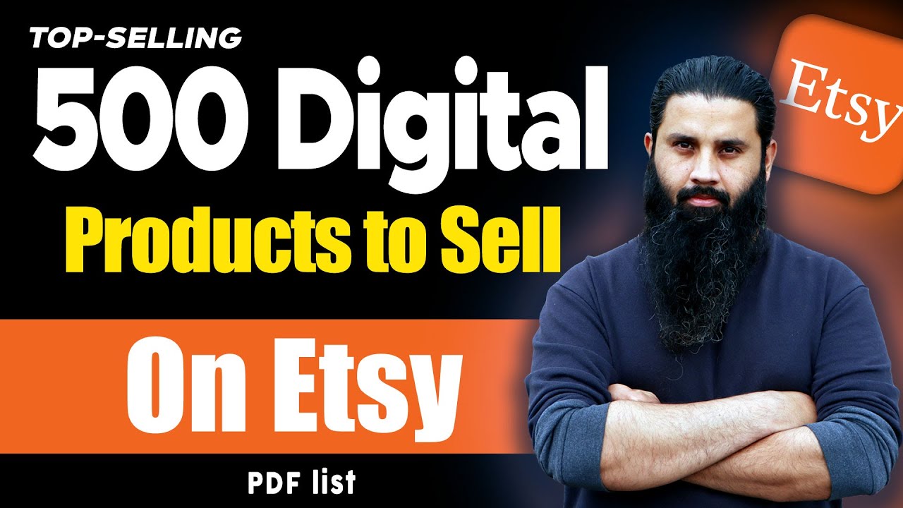 500 Unique Digital Products to Sell On Etsy