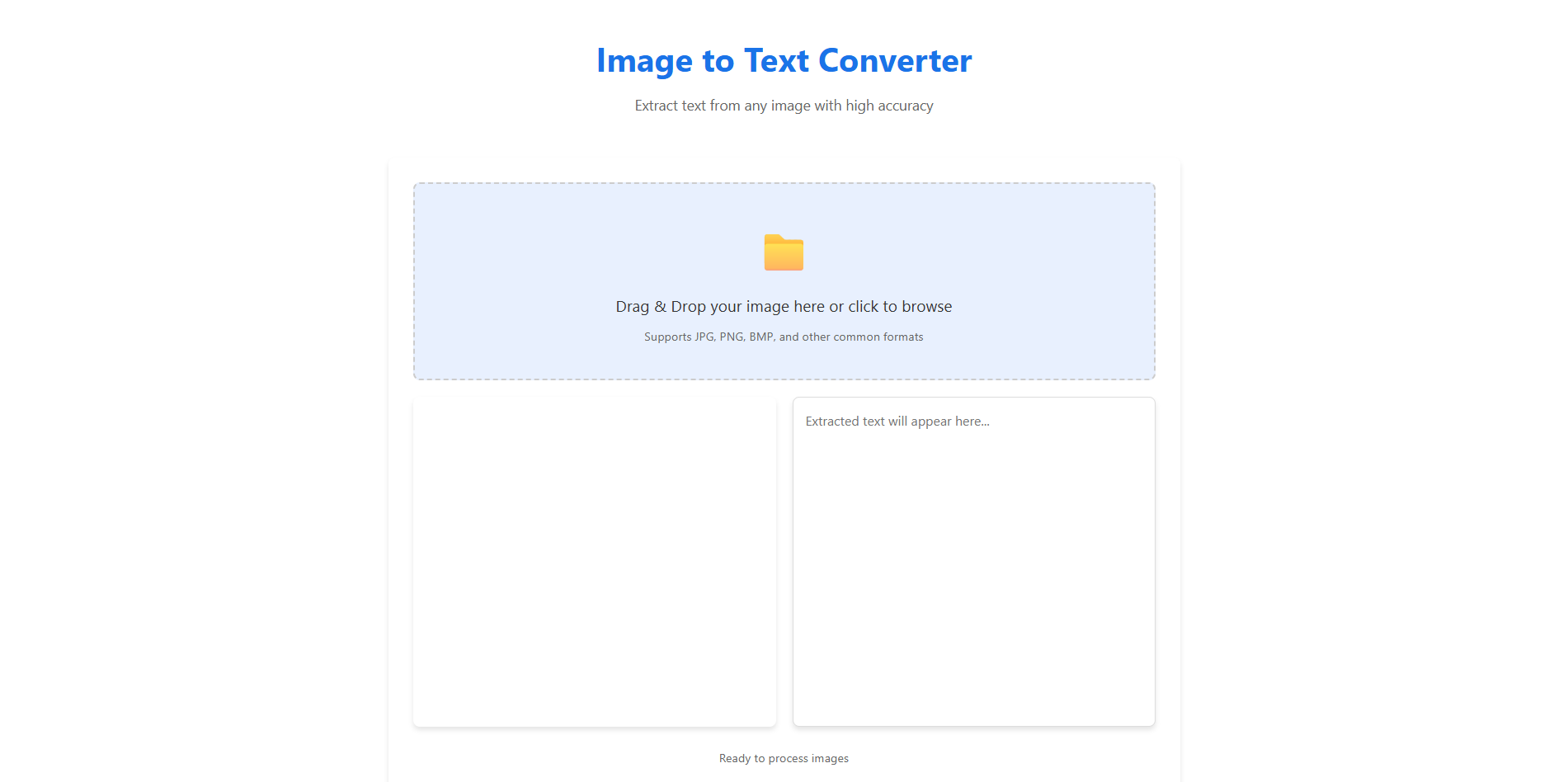 Image to Text Converter