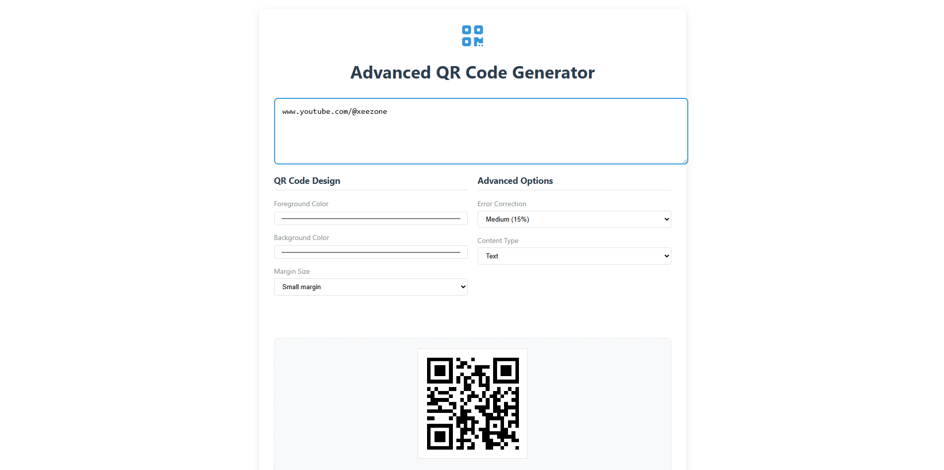 QR Code Generator