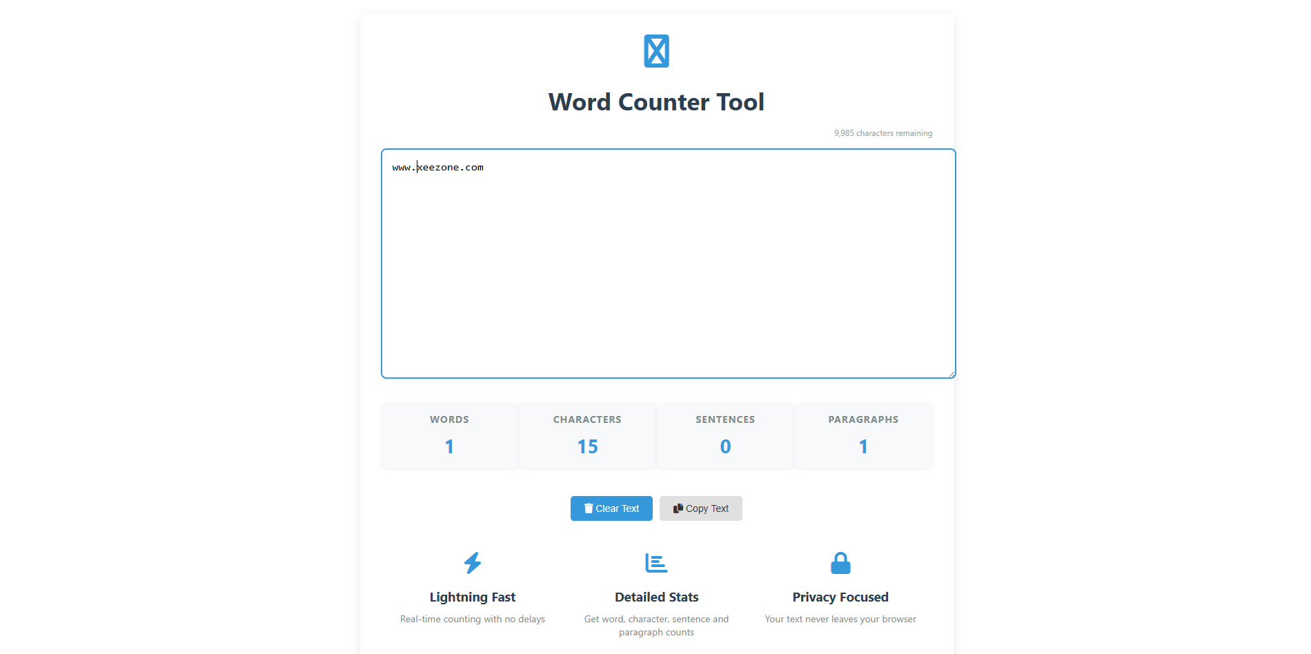 Word Counter