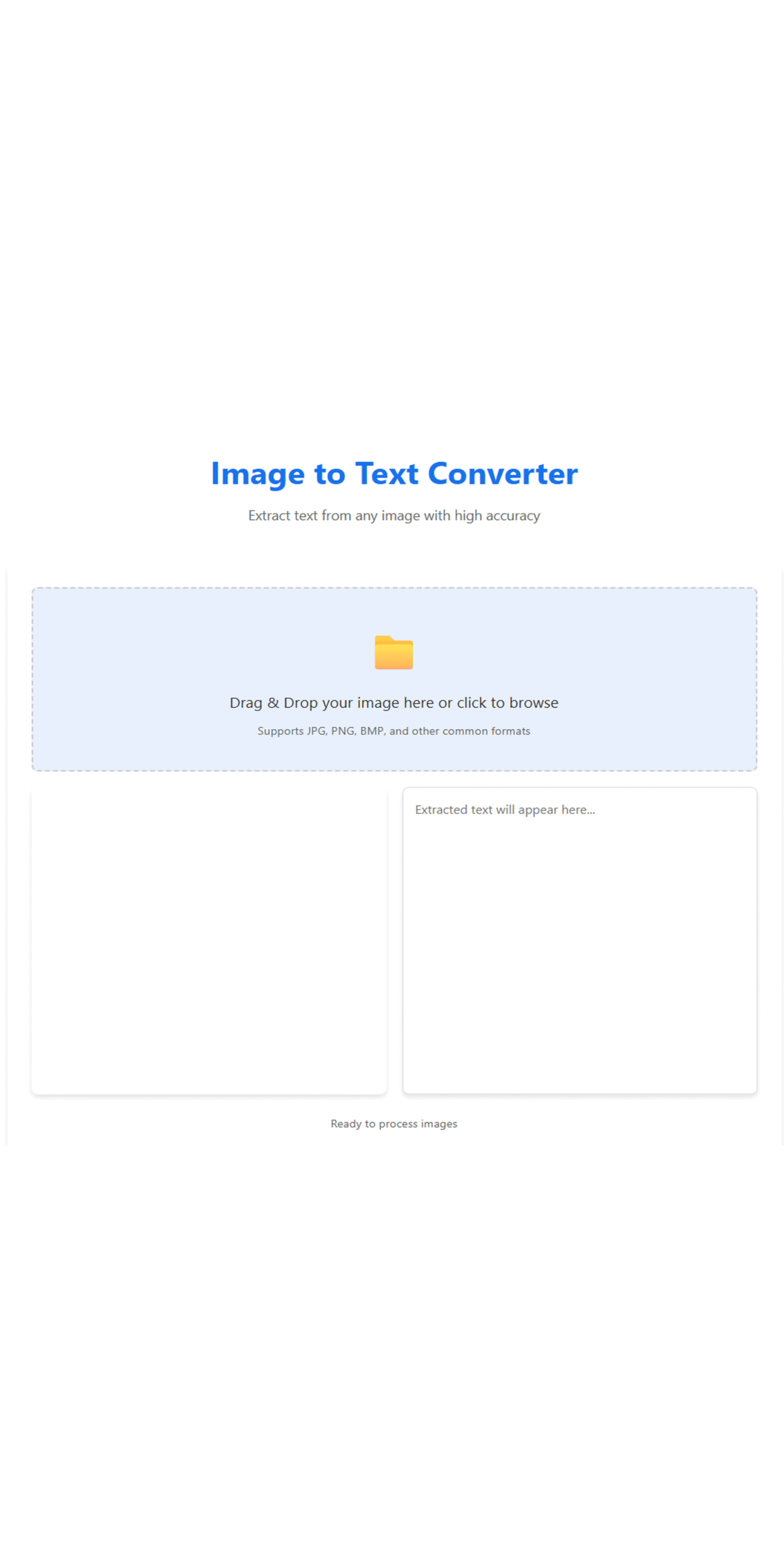 Image to Text Converter