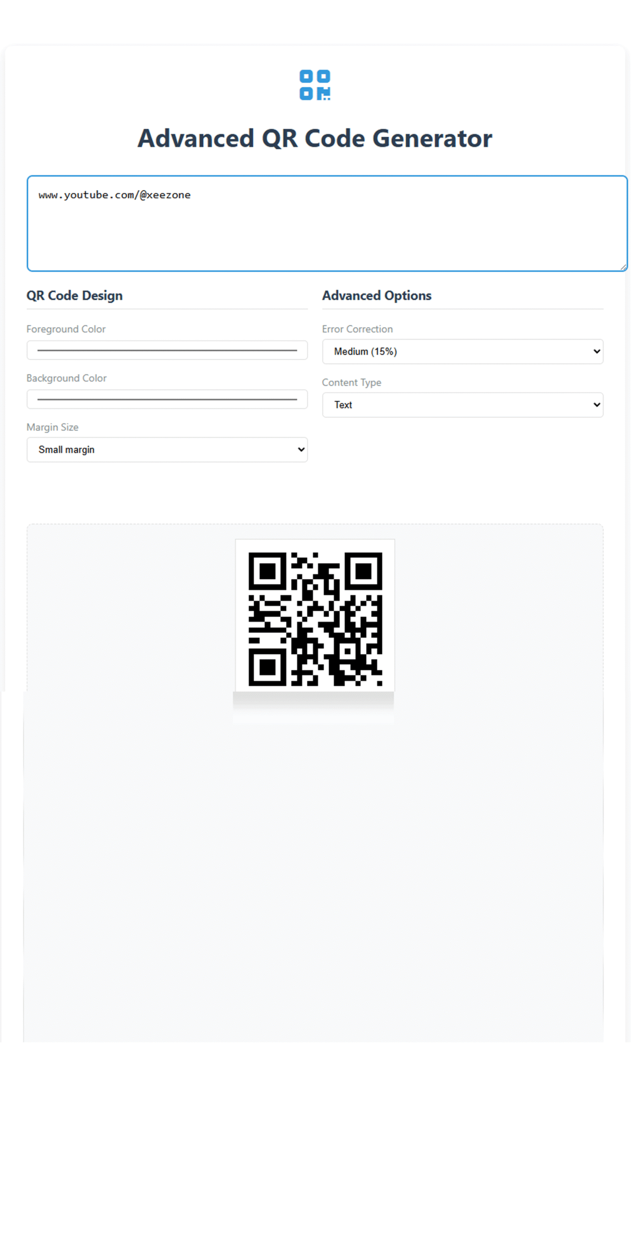 QR Code Generator
